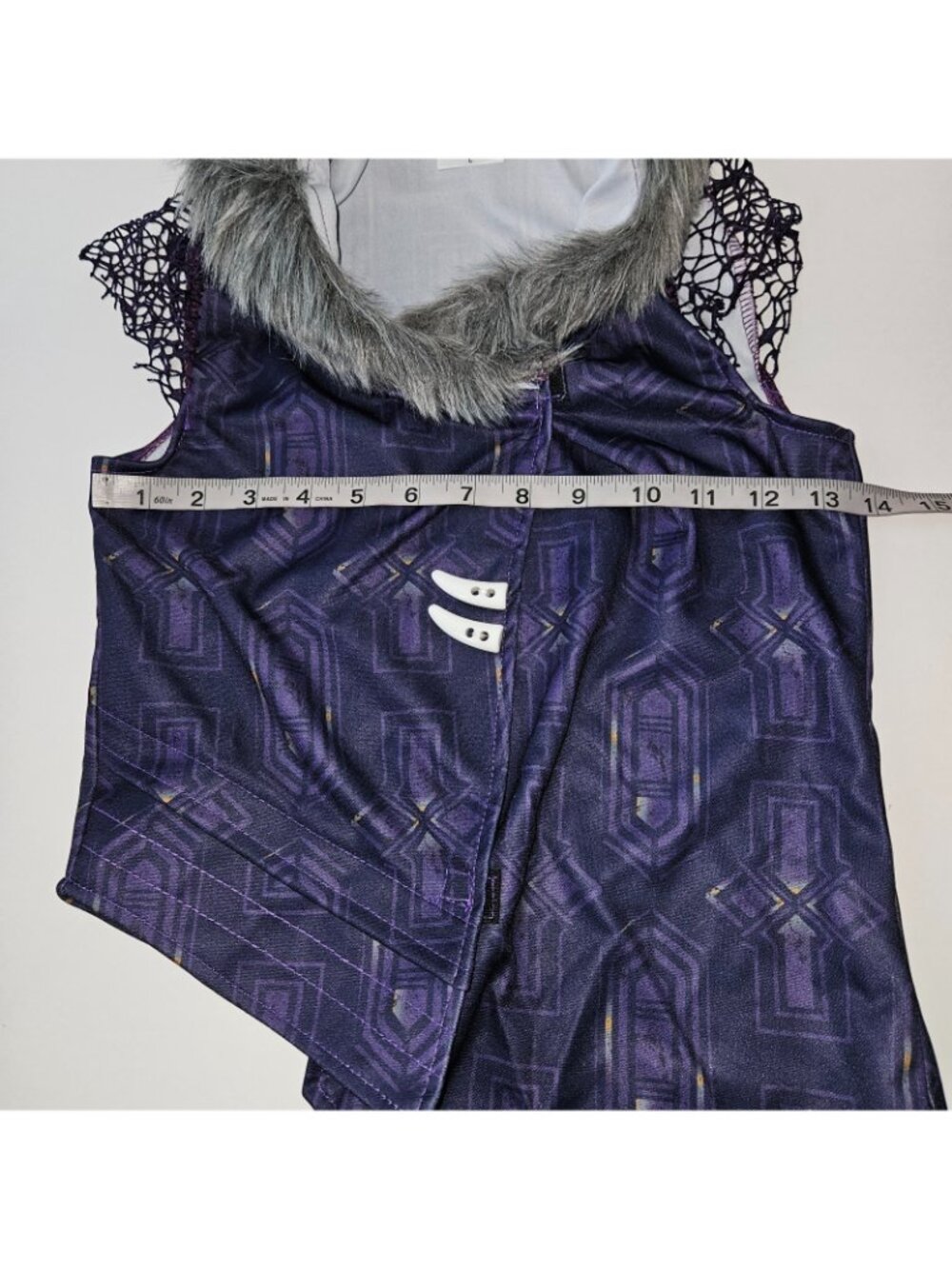 Willa Werewolf Disney ZOMBIES Halloween Costume Girl Large 12-14 Vest Pants READ - Picture 7 of 15